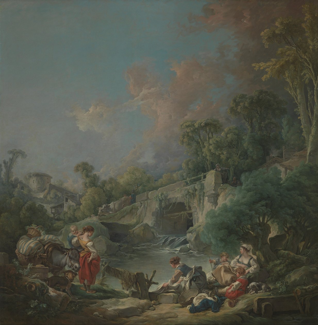 Waschfrauen von François Boucher