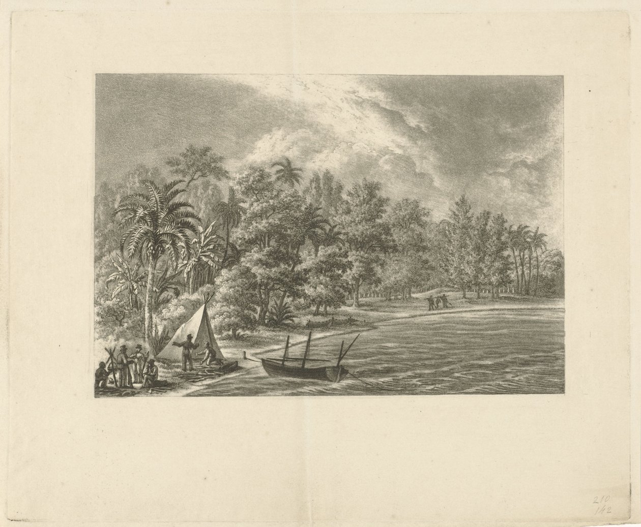 Tropische Landschaft von François Joseph Pfeiffer (II)