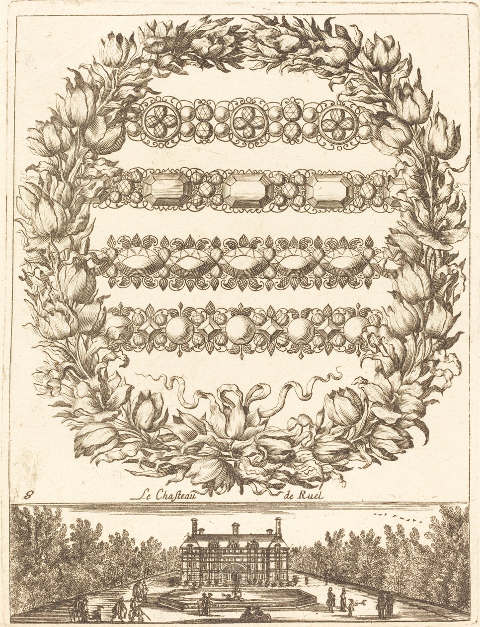 Das Schloss von Ruel von François Le Febvre