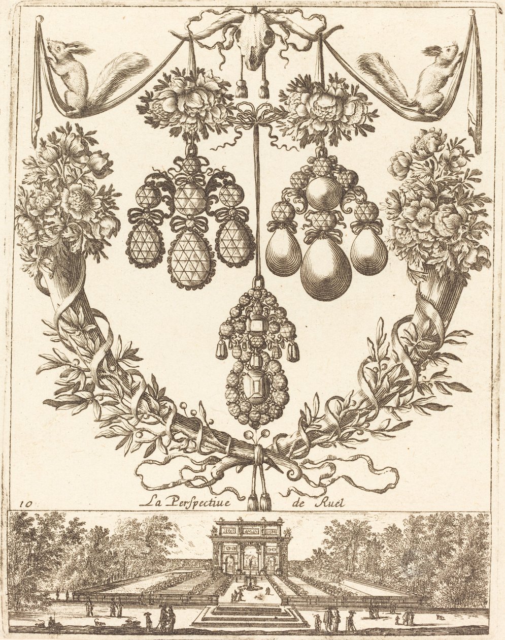 Perspektive von Ruel von François Le Febvre