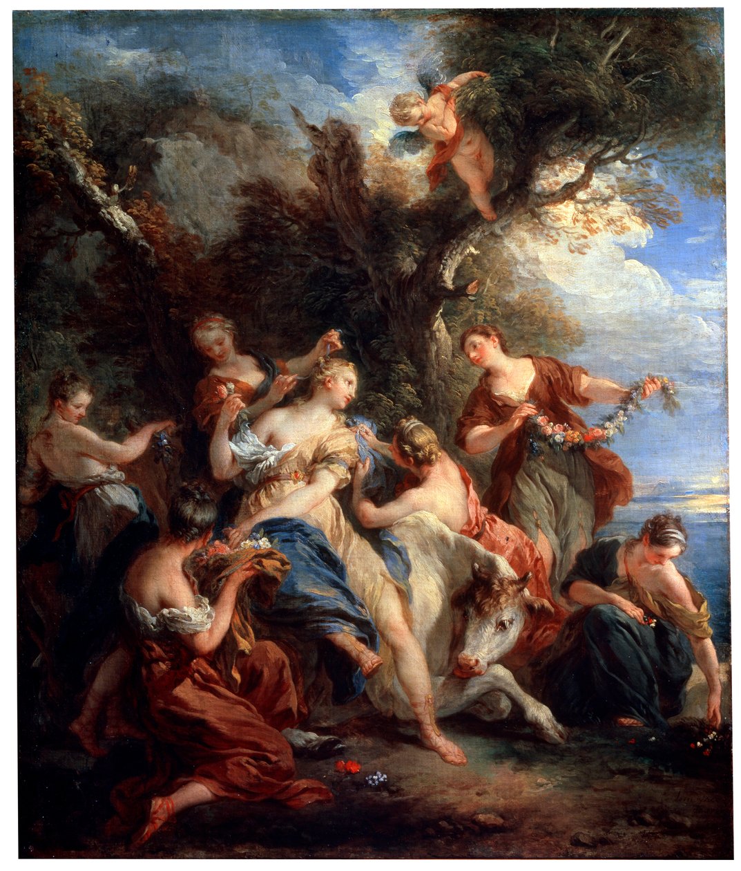 Die Entführung Europas, um 1725 von François Lemoyne