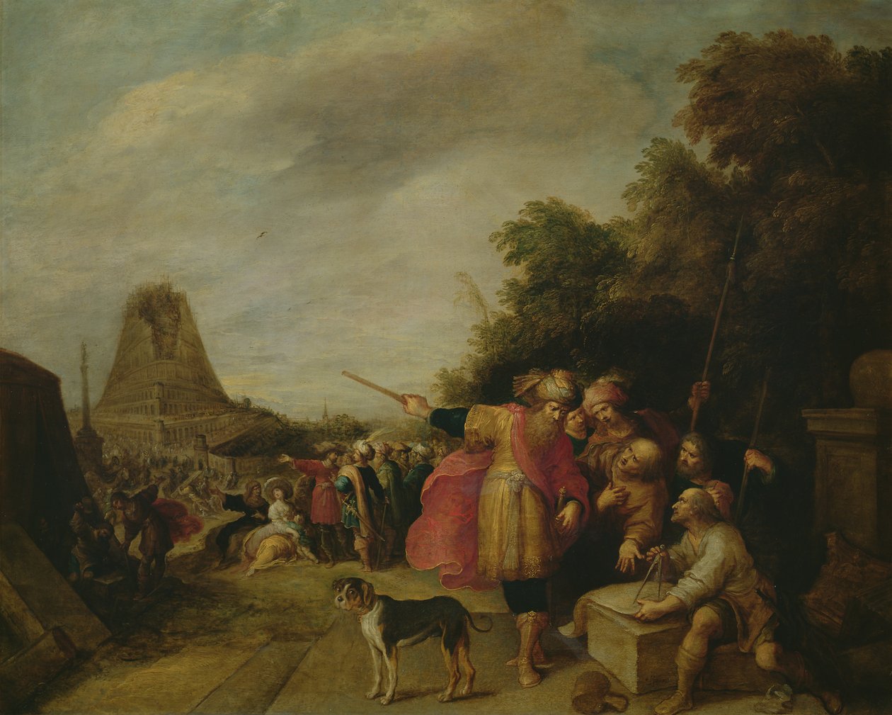 Der Bau des Turms von Babel von Frans II Francken the Younger