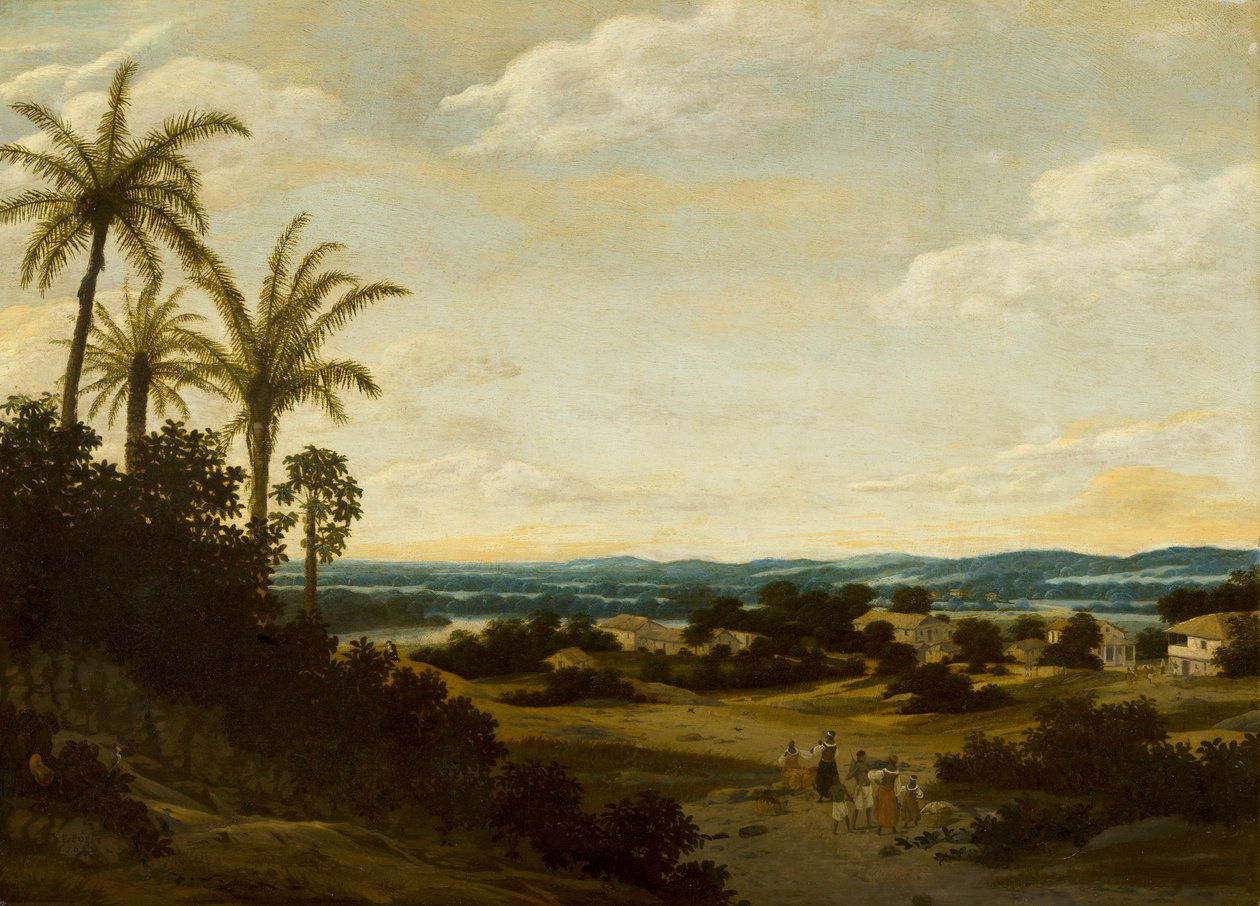 Brasilianische Landschaft von Frans Post