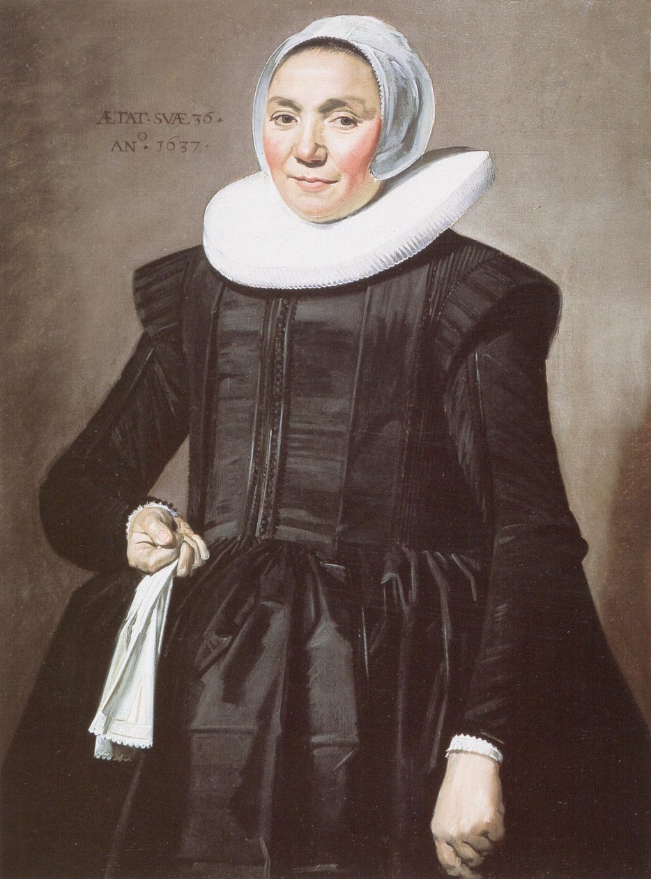 Porträt einer Frau von Frans Hals