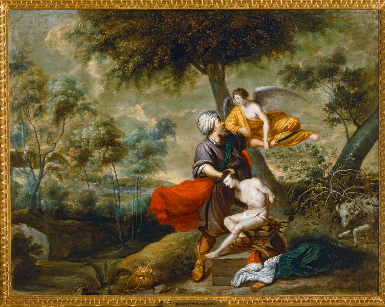 Das Opfer Isaaks von Frans II the Younger Francken
