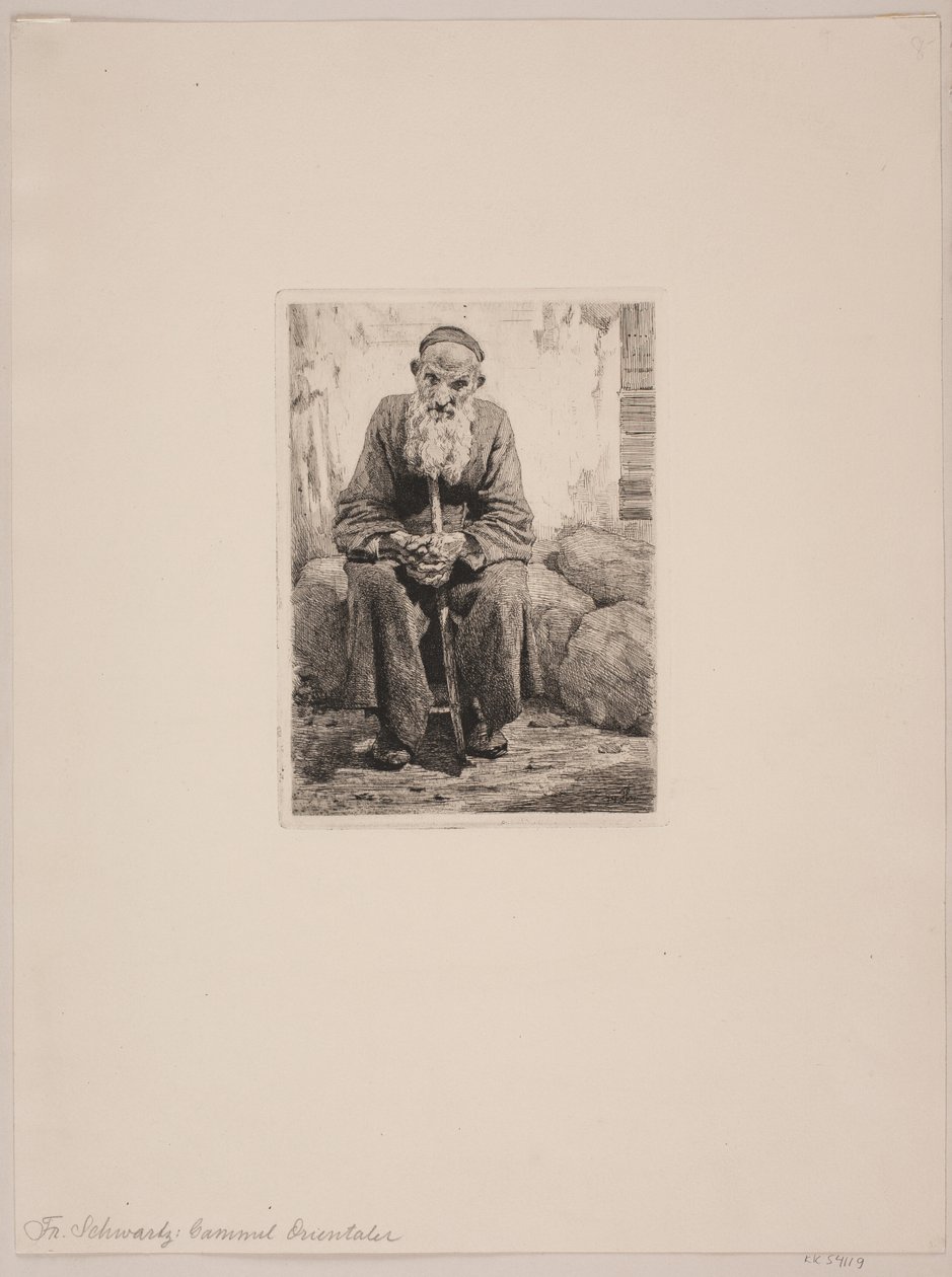 Alter Orientale von Frans Schwartz