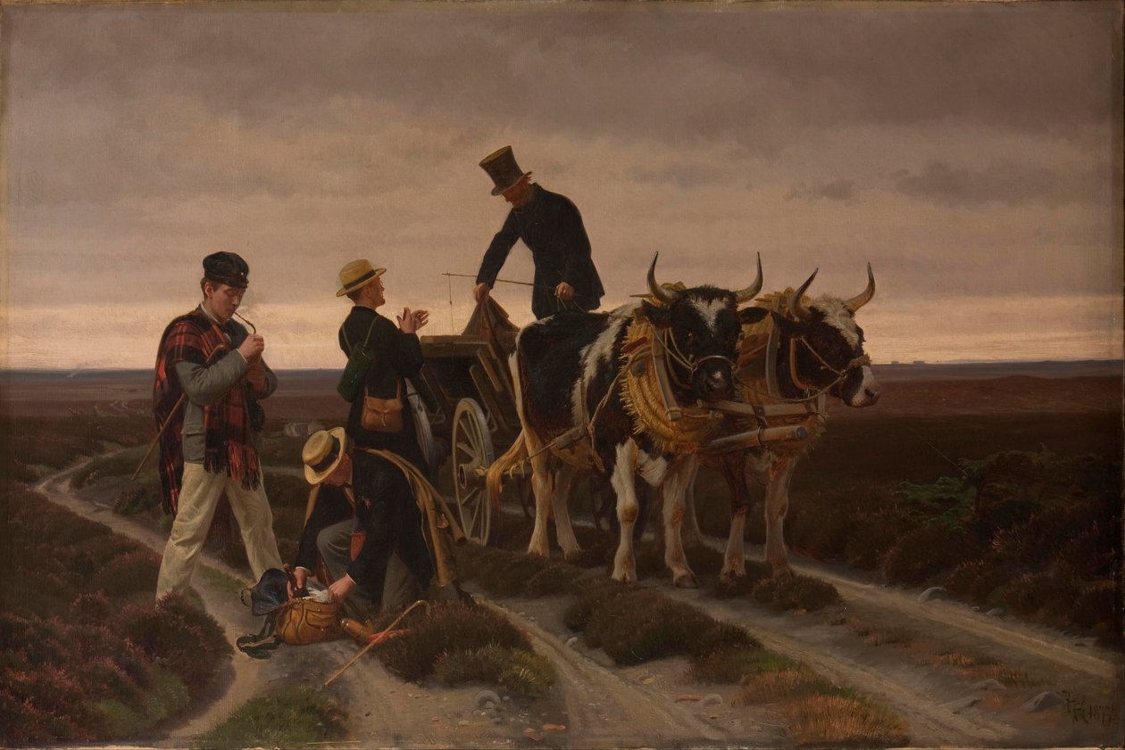 Wanderung. Jütland. von Frants Henningsen