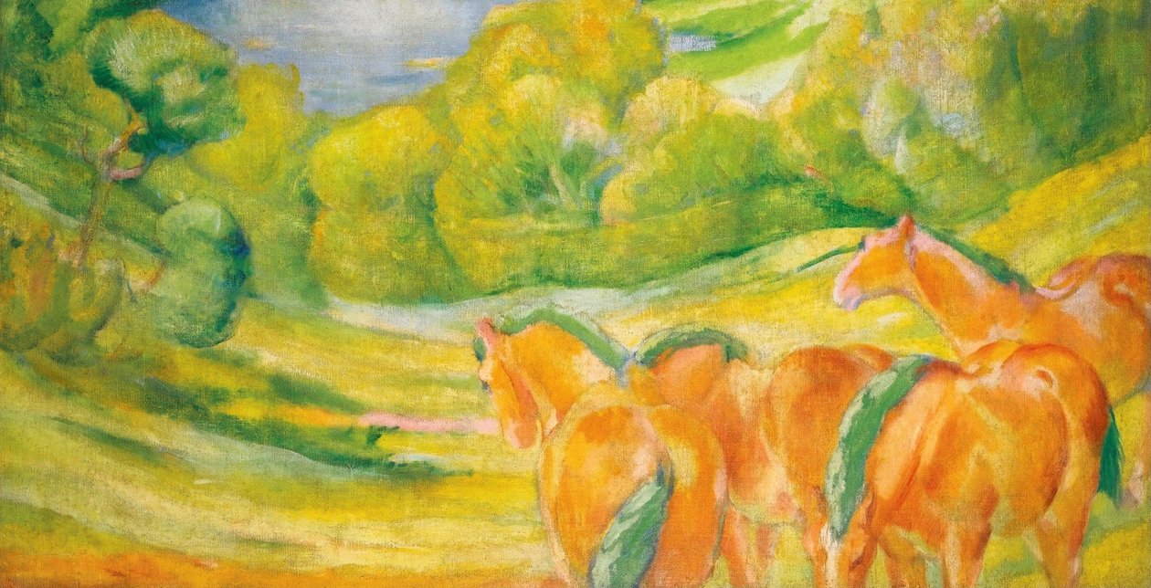 Große Landschaft von Franz Marc