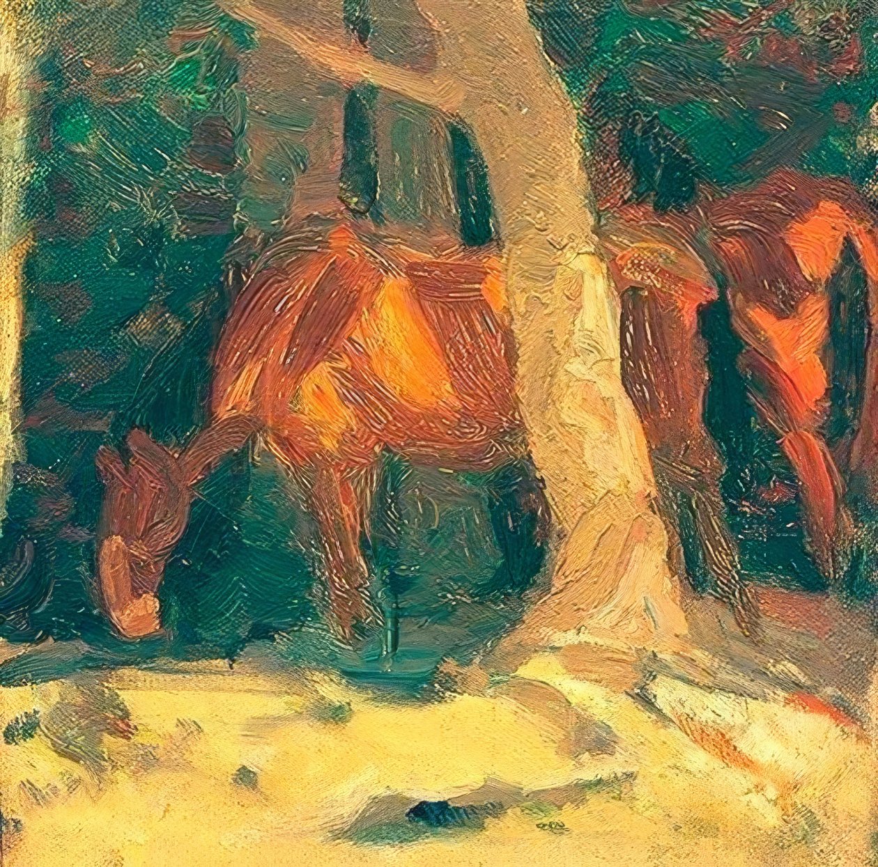 Pferdeskizze II von Franz Marc