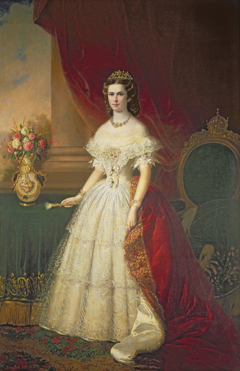 Kaiserin Elisabeth von Bayern (1837-98), 1863 von Franz Russ