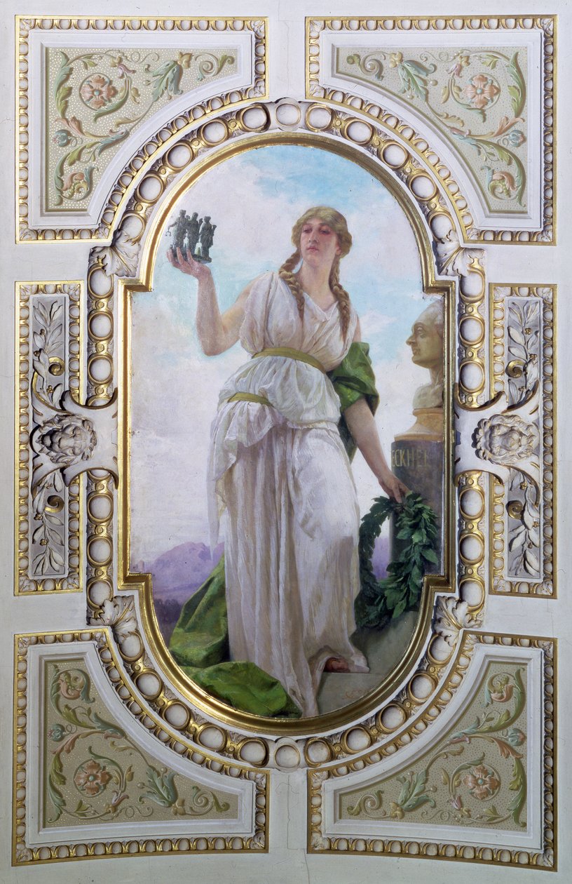 Allegorische Figur der Numismatik, 1890 von Franz Xaver Simm