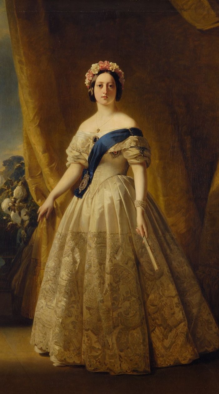 Porträt von Victoria des Vereinigten Königreichs von Franz Xaver Winterhalter