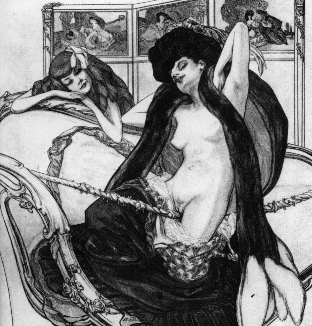 Liebeszeichnungen: Der Garten der Aphrodite von Franz von Bayros