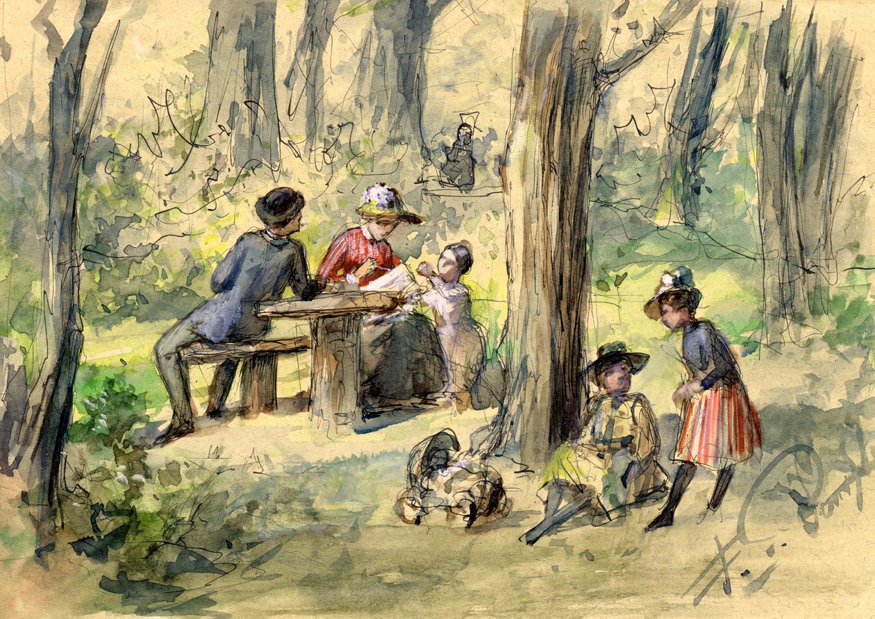 Sonntagsausflug von Franz von Persoglia