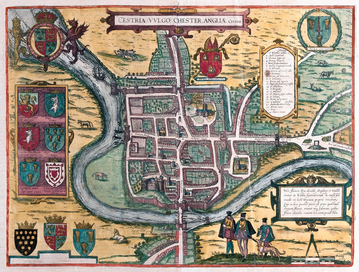 Chester - Großbritannien von Franz Hogenberg