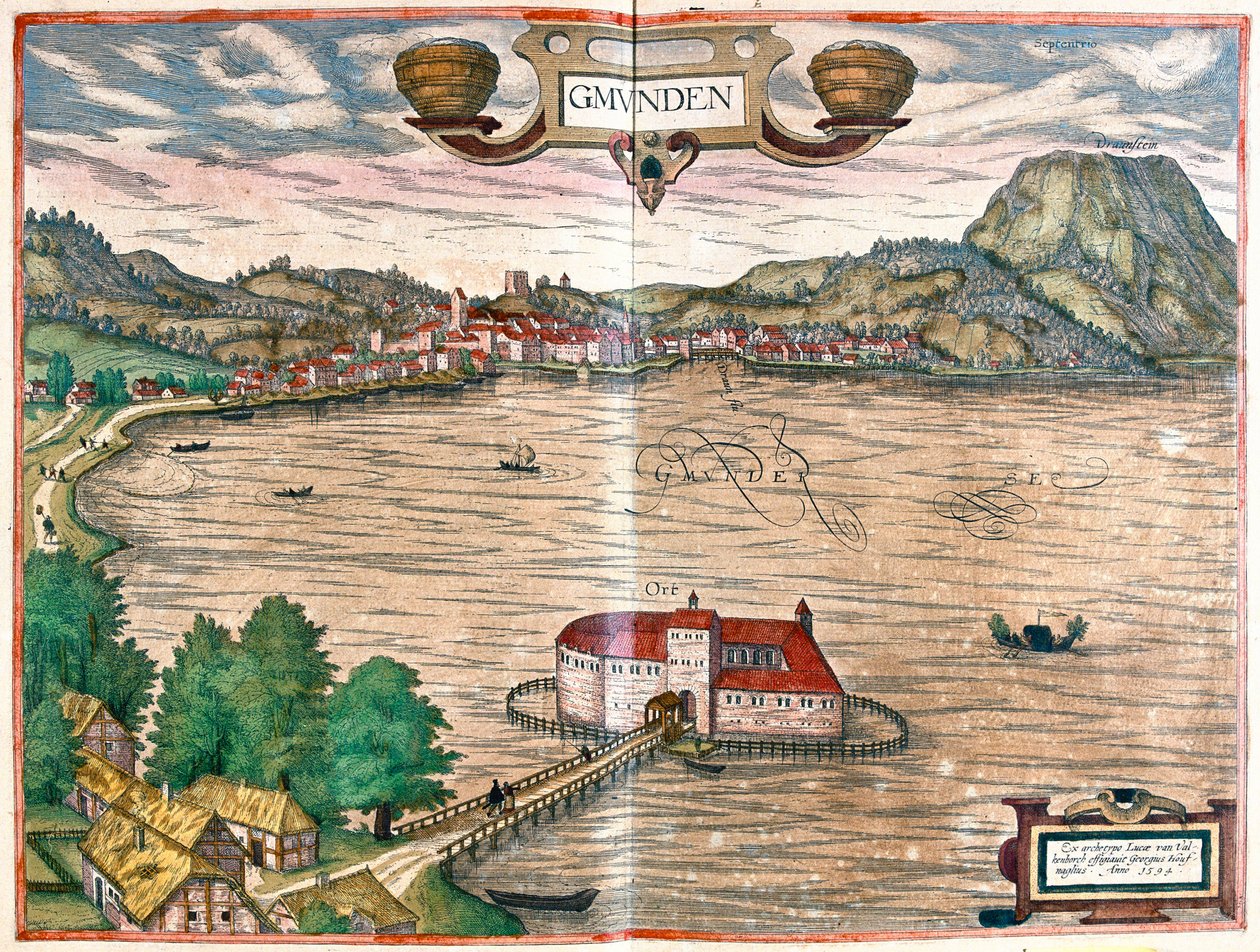 Gmunden, Österreich von Franz Hogenberg