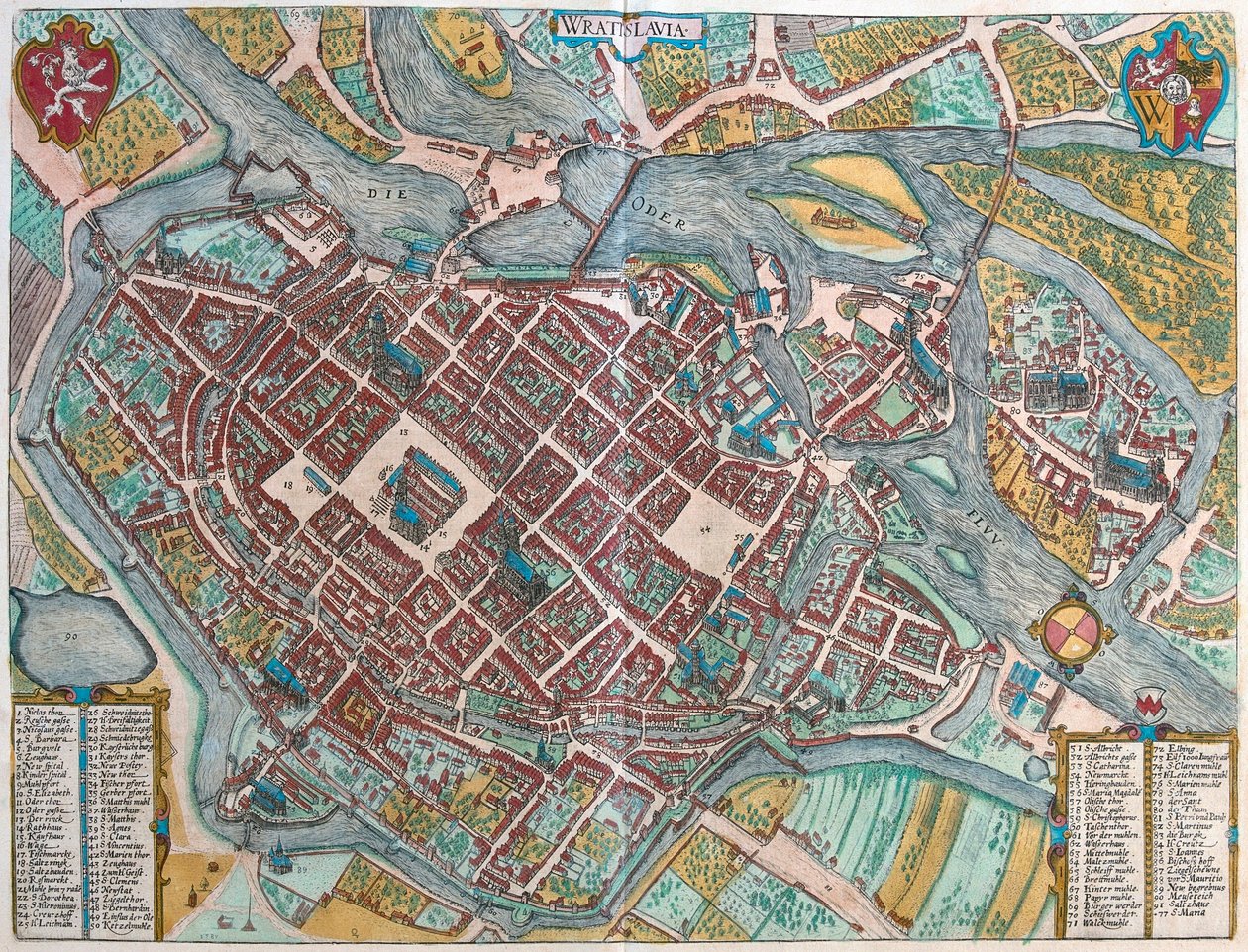 Breslau, Polen von Franz Hogenberg