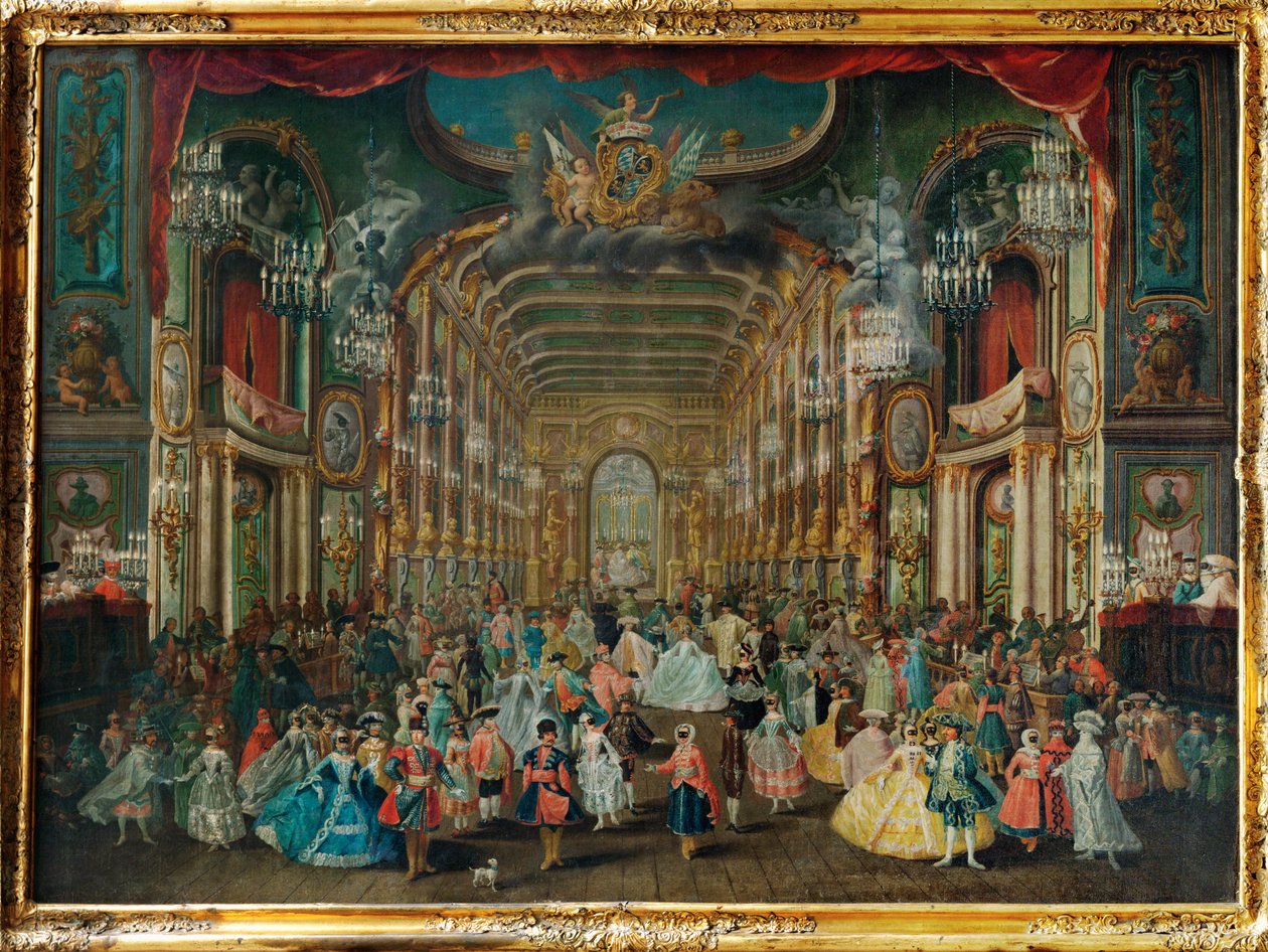 Kostümball im Bonner Residenztheater von Franz Jakob Rousseau