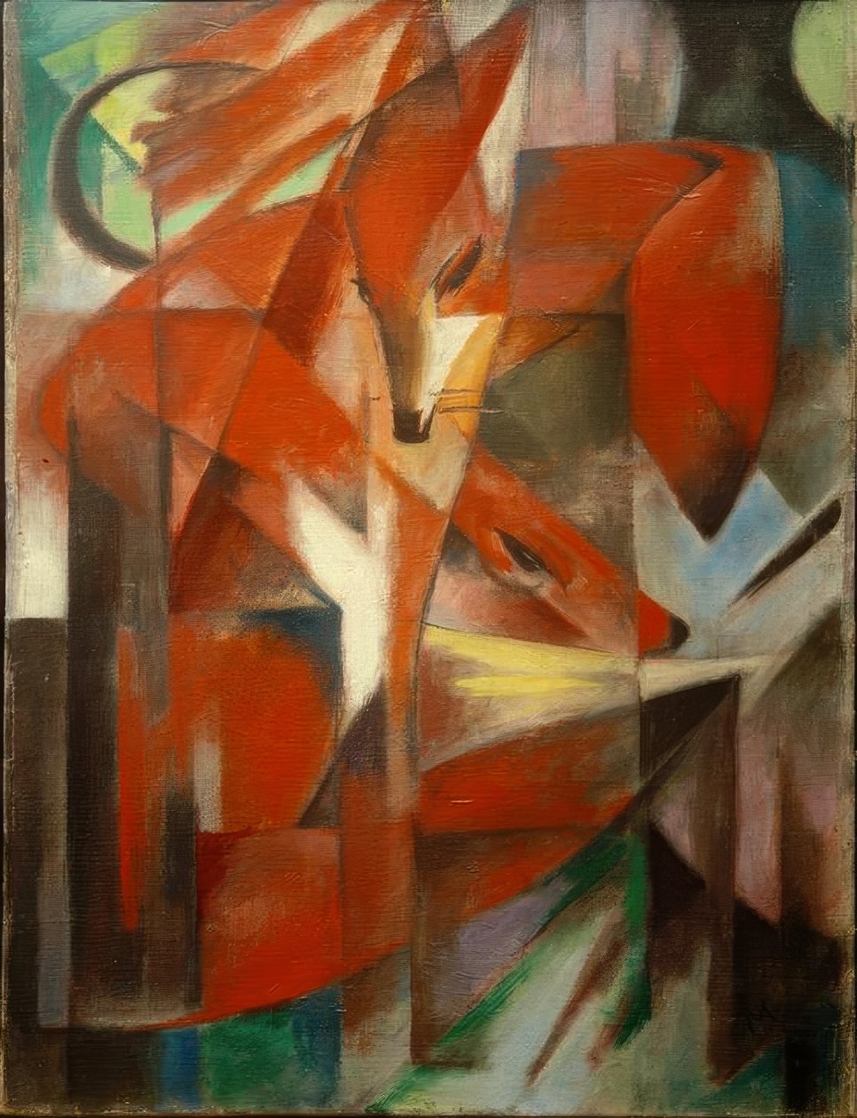 Die Füchse von Franz Marc