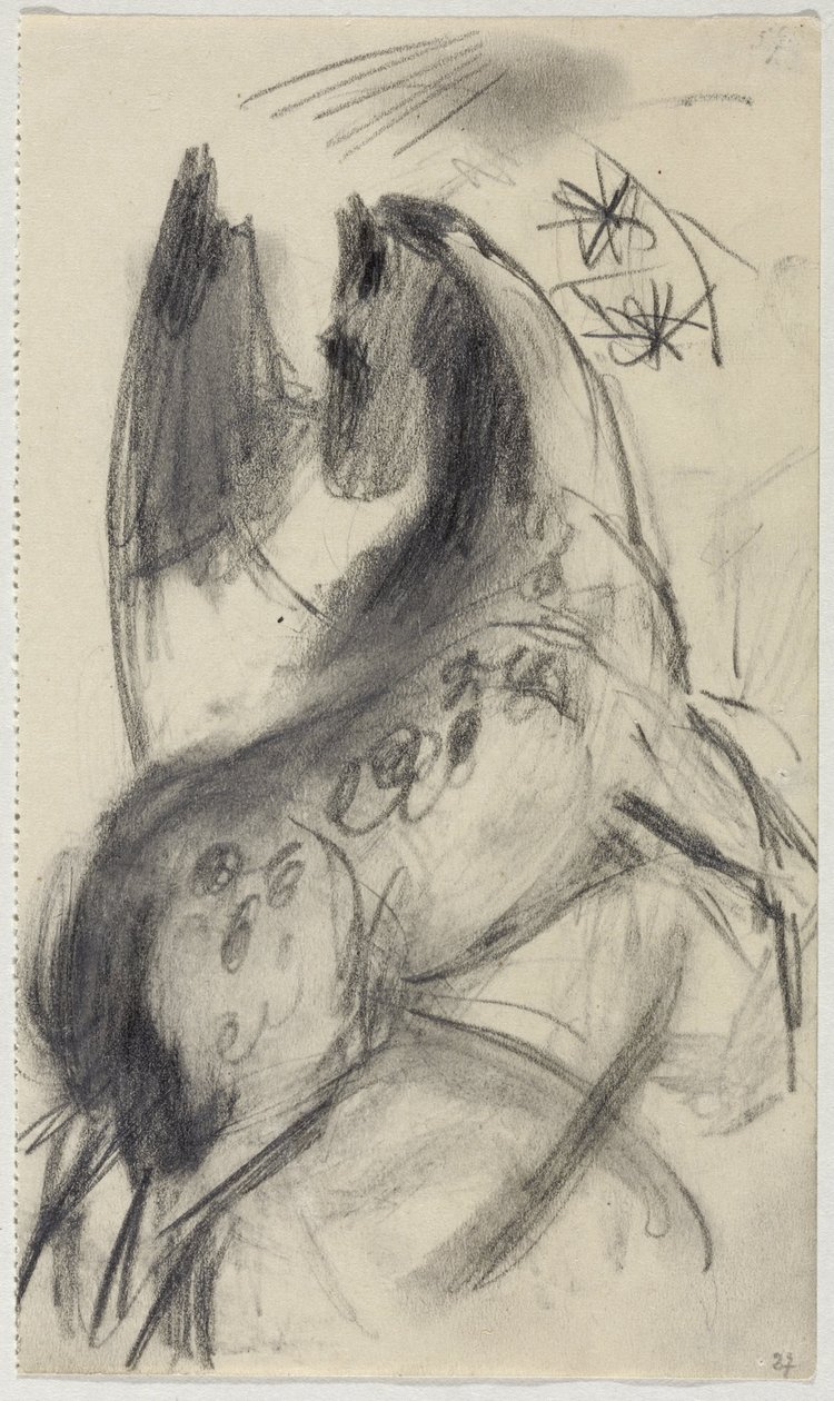 Springendes Pferd von Franz Marc