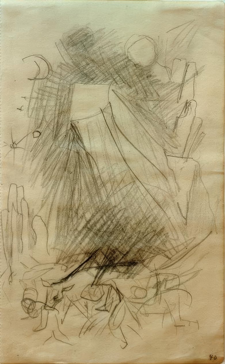 Stürzender Berg von Franz Marc