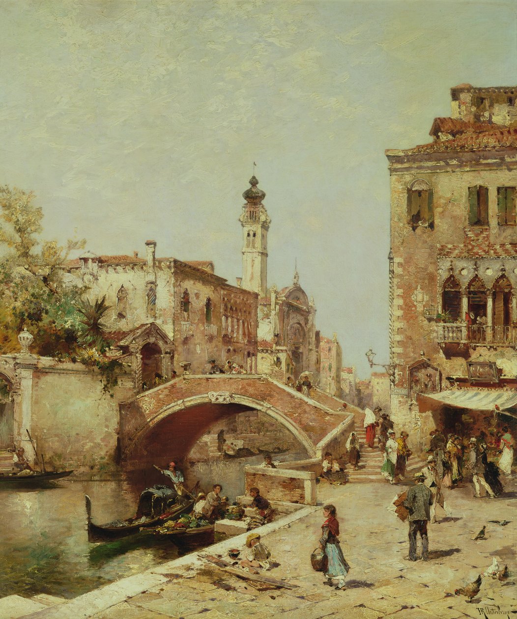 Santa Catarina Kanal, Venedig von Franz Richard Unterberger