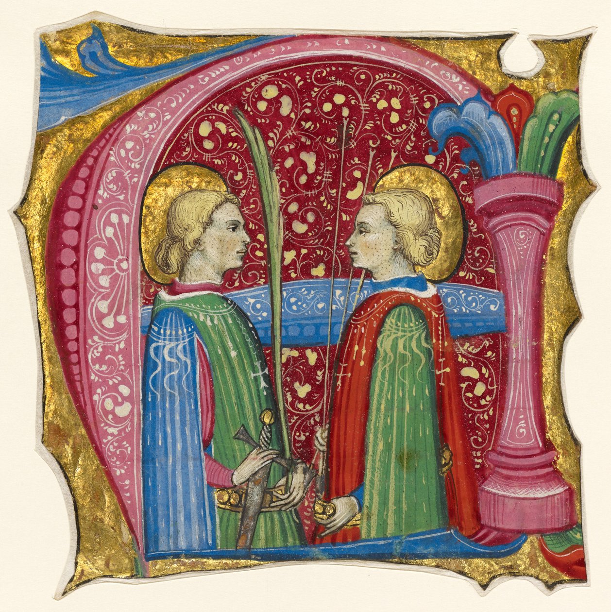Ausschnitt aus einem Antiphonar von Frate Nebridio