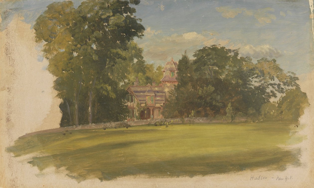 Haus in Hudson, New York von Frederic Edwin Church