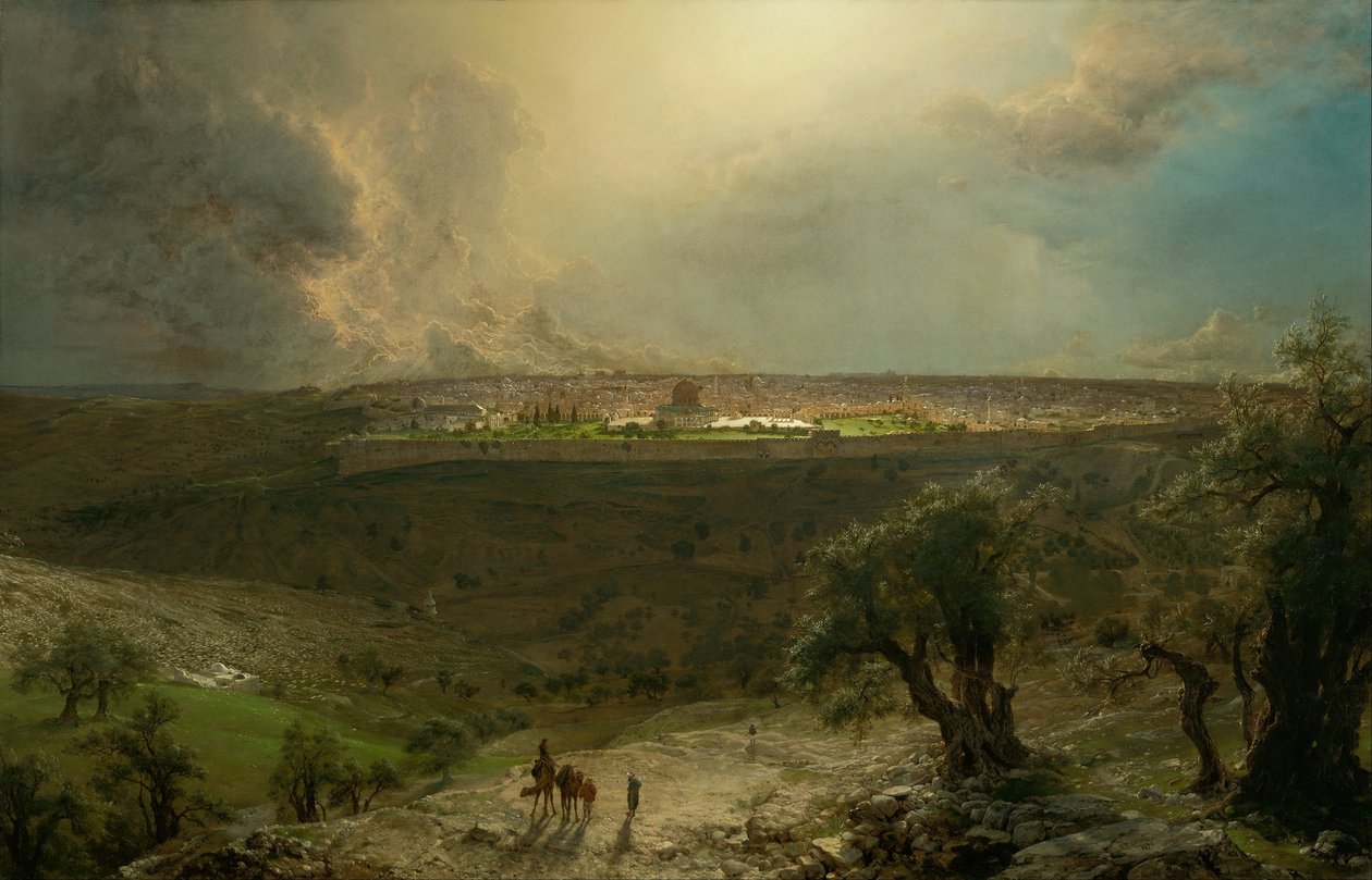 Jerusalem vom Ölberg aus von Frederic Edwin Church
