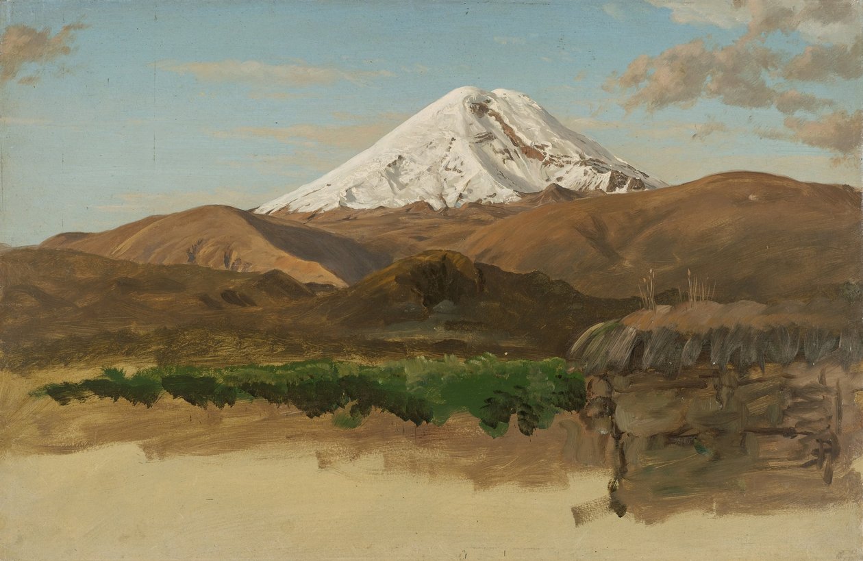 Studie des Mount Chimborazo, Ecuador von Frederic Edwin Church
