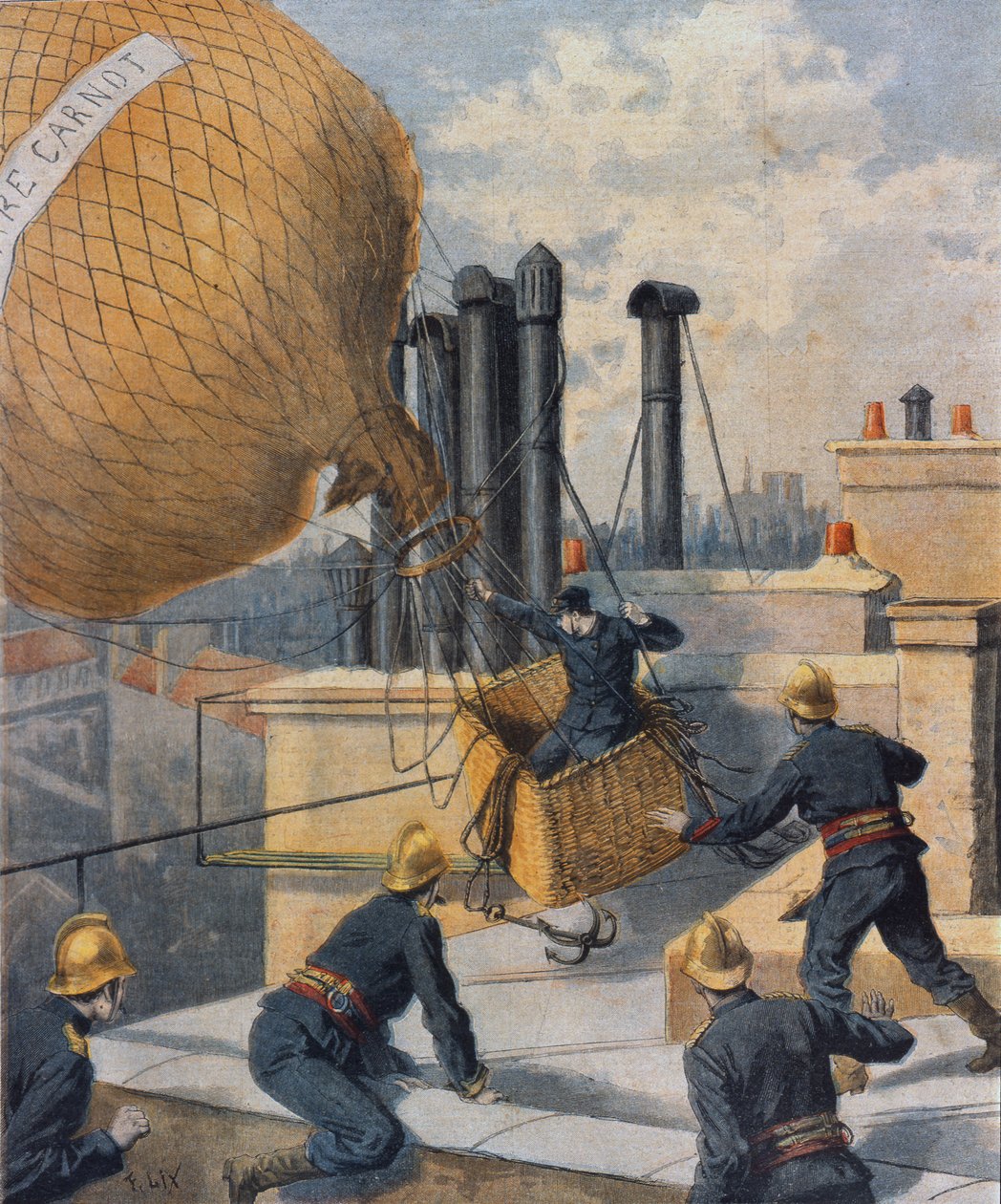 Feuerwehrmänner, 1894 von Frederic Theodore Lix