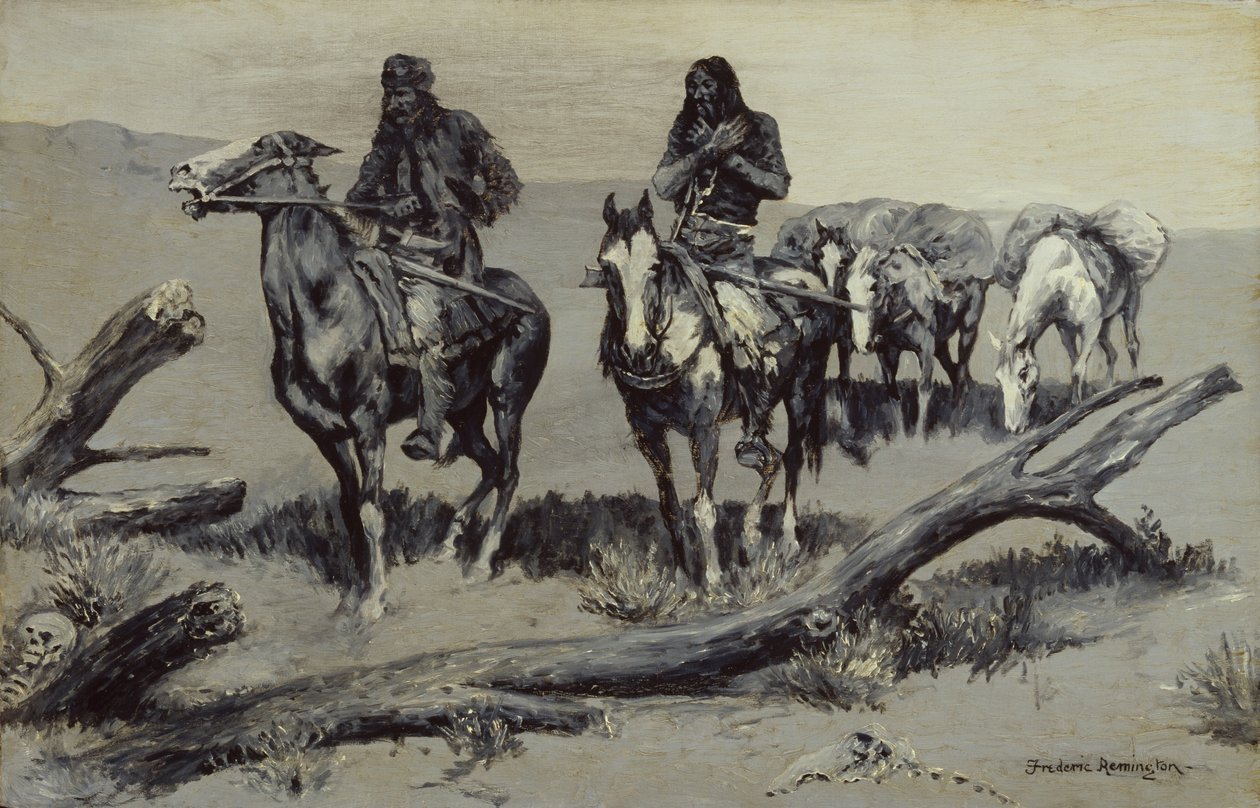 Tote Männer (Die Entdeckung), 1908 von Frederic Remington