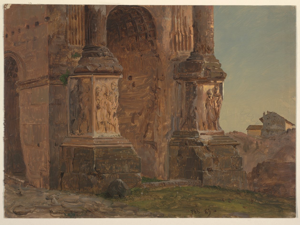 Bogen des Septimius Severus, Rom von Frederic Edwin Church