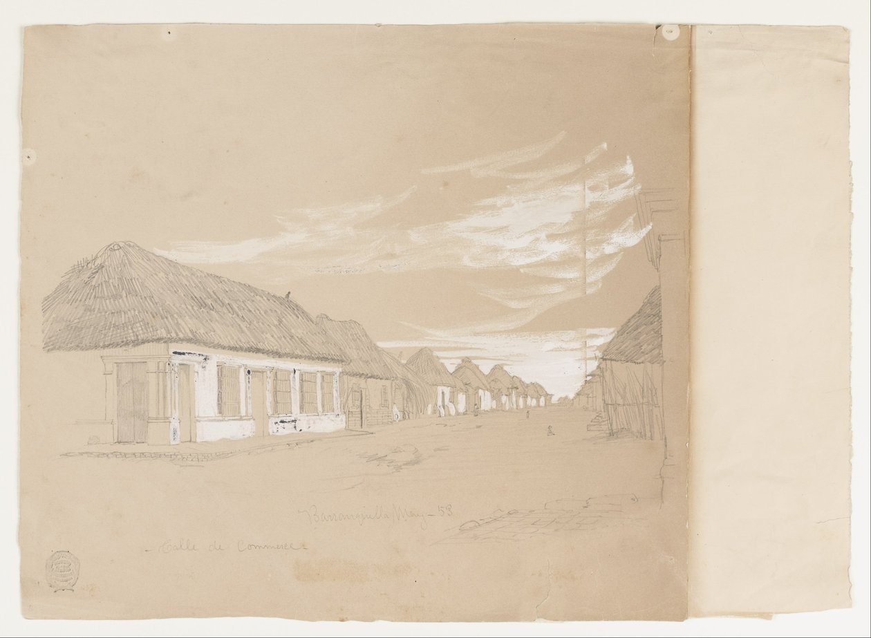 Calle de Commerce, Barranquilla, Kolumbien von Frederic Edwin Church