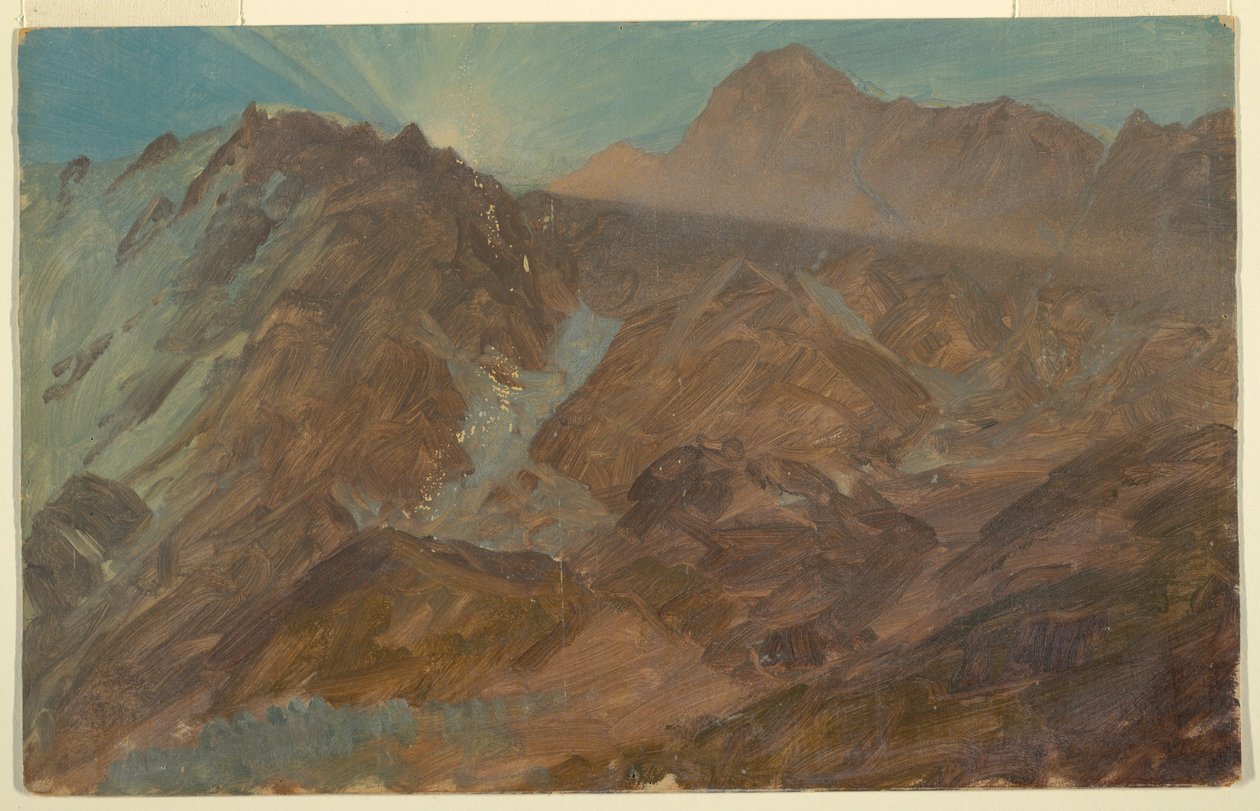 Berner Alpen, Schweiz, August 1868 von Frederic Edwin Church