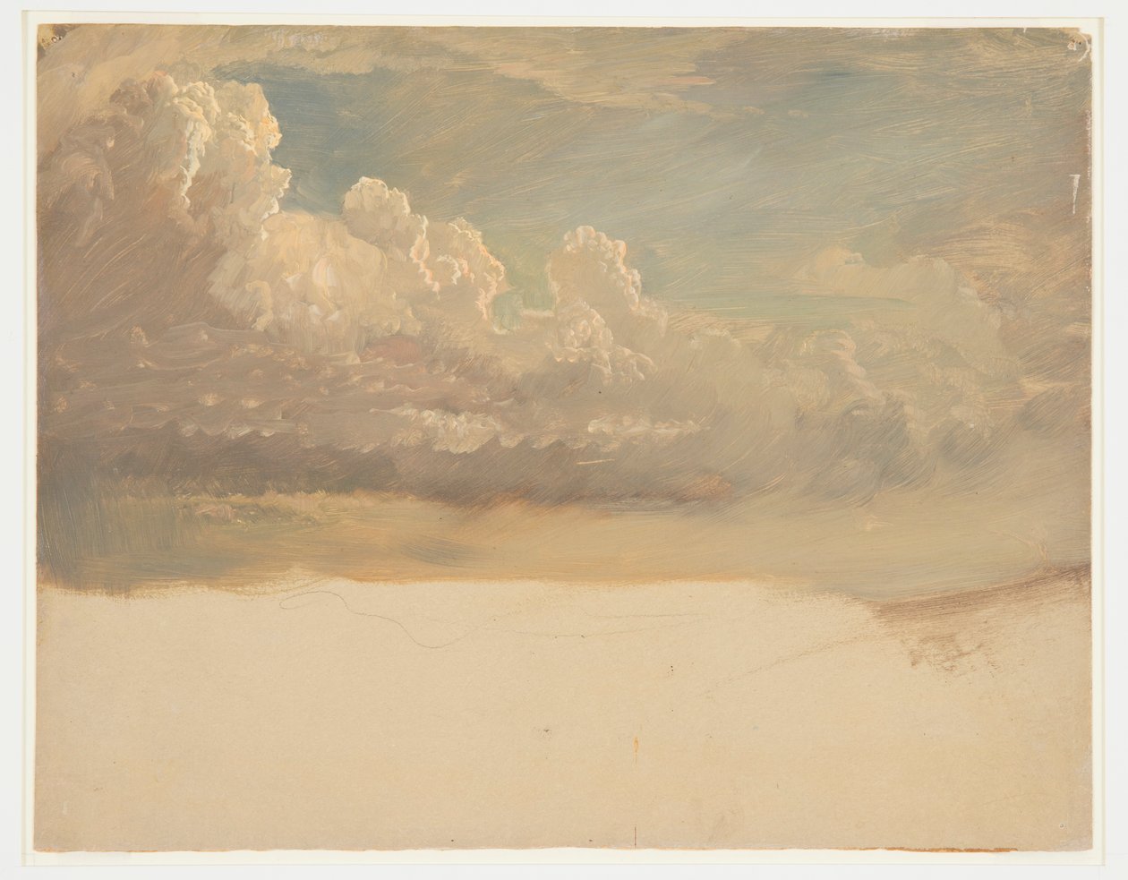 Zeichnung, Wolkenstudie, März 1871 von Frederic Edwin Church