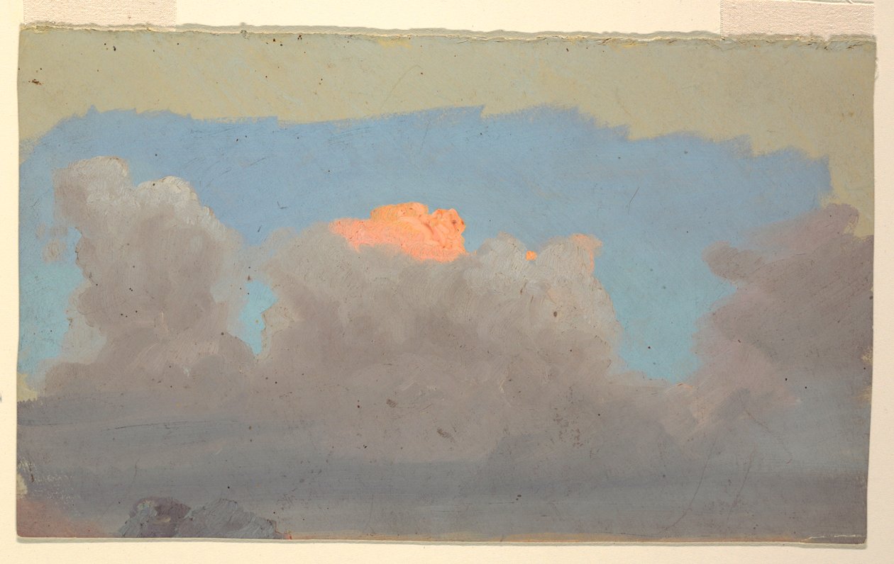 Wolkenstudie, 1860–70 von Frederic Edwin Church