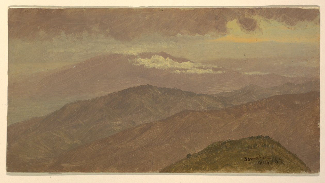 Zeichnung, Landschaft, August 1865 von Frederic Edwin Church