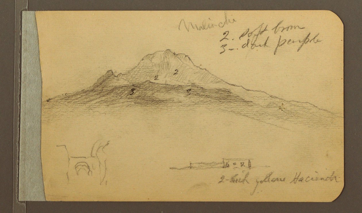 Gipfel von Malintzi, 1889 von Frederic Edwin Church