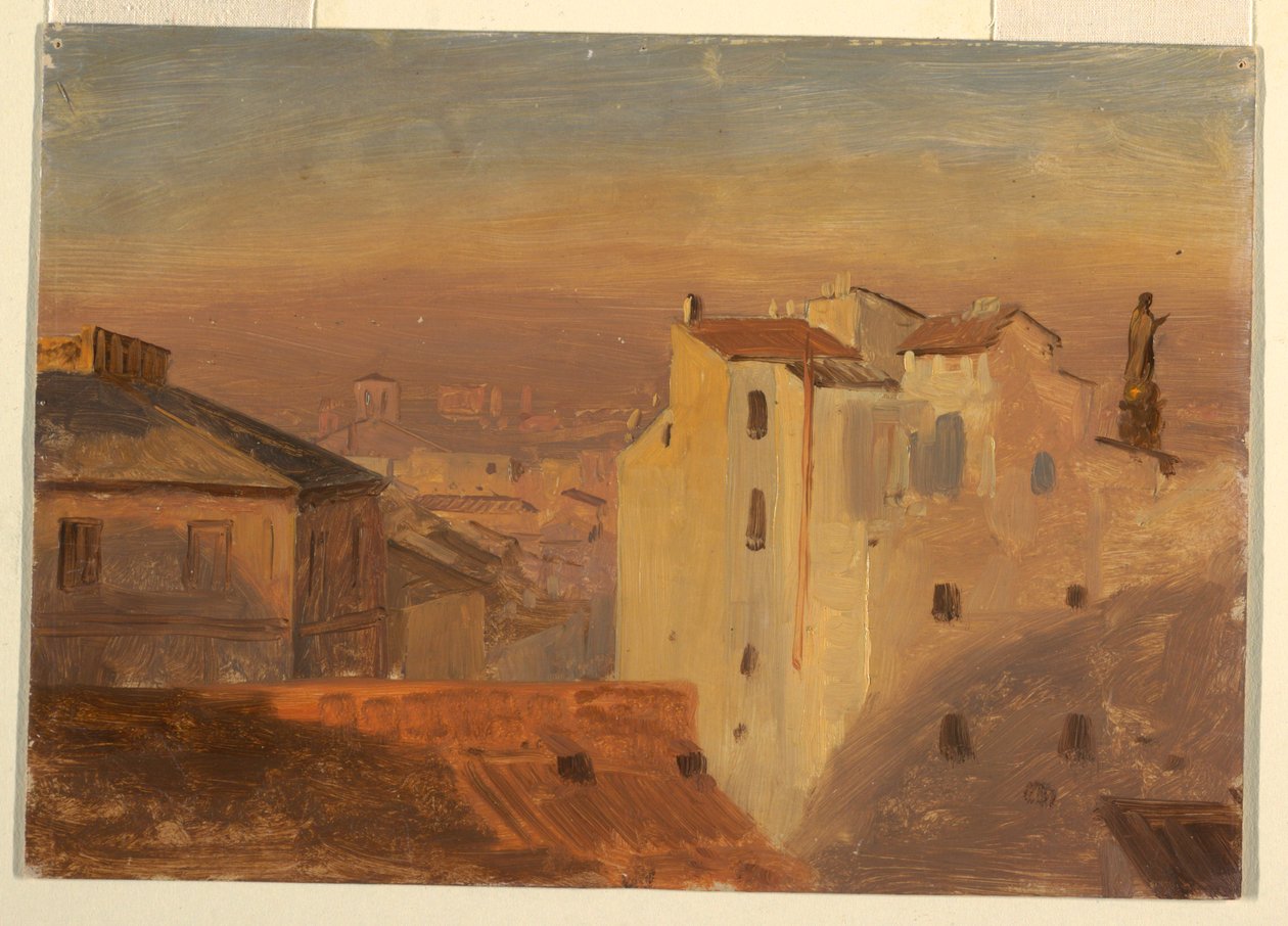 Dächer, Rom, Italien, 1868–69 von Frederic Edwin Church