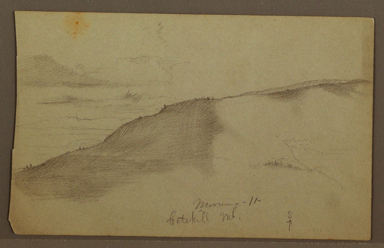 Abfallende Berge, möglicherweise 1860er Jahre von Frederic Edwin Church