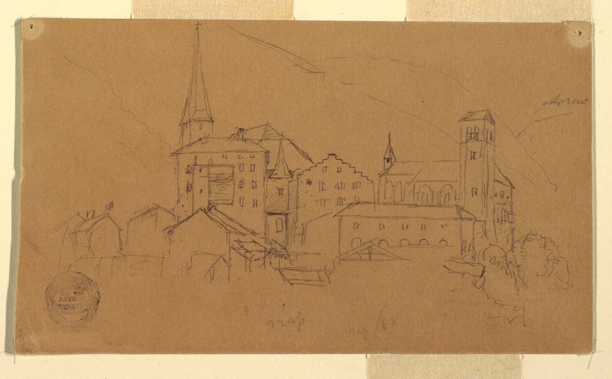 Wallis, Schweiz, August 1868 von Frederic Edwin Church
