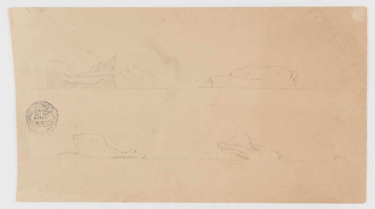 Schwimmende Eisberge von Frederic Edwin Church