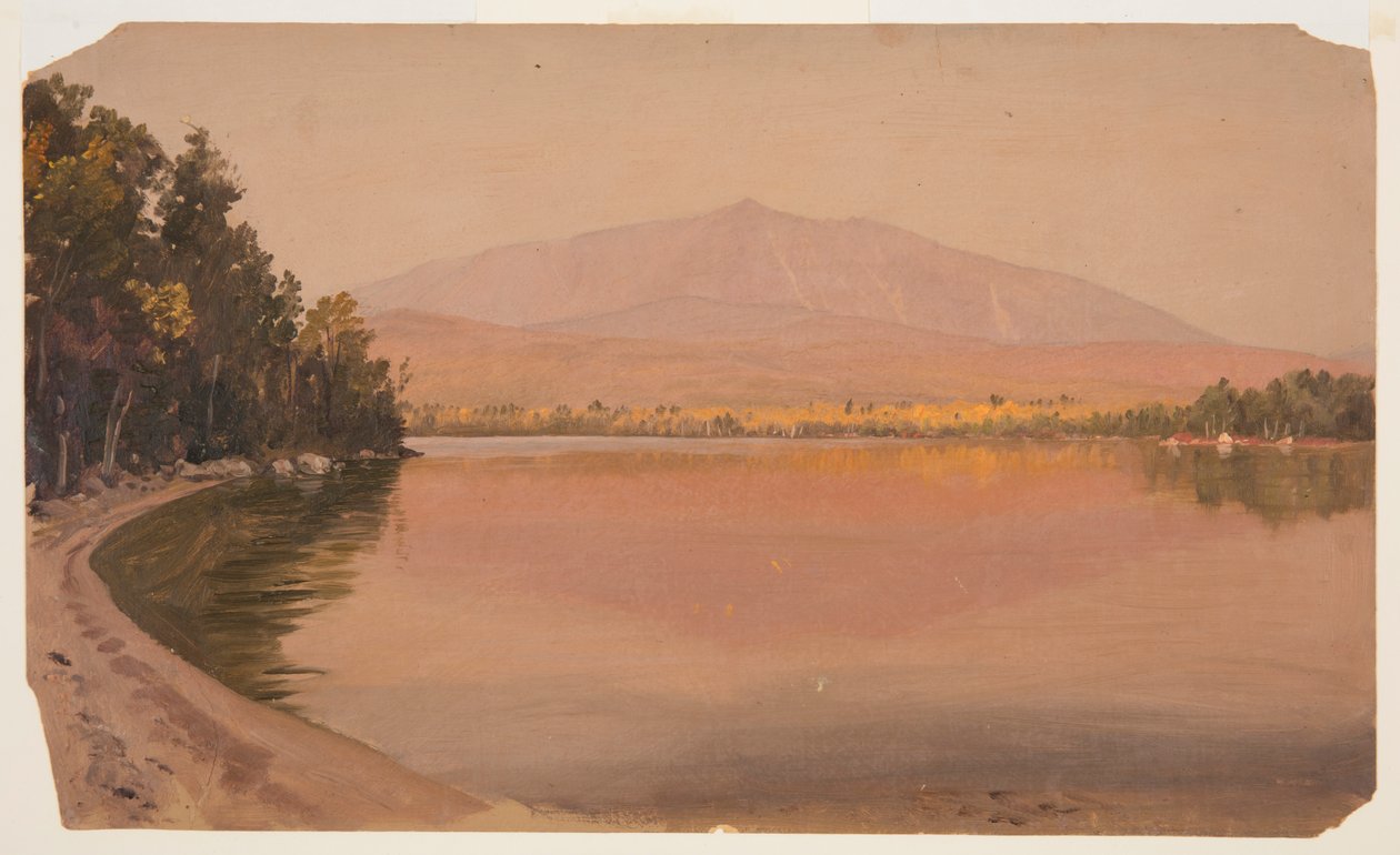 Mt. Katahdin vom Togue-Teich von Frederic Edwin Church