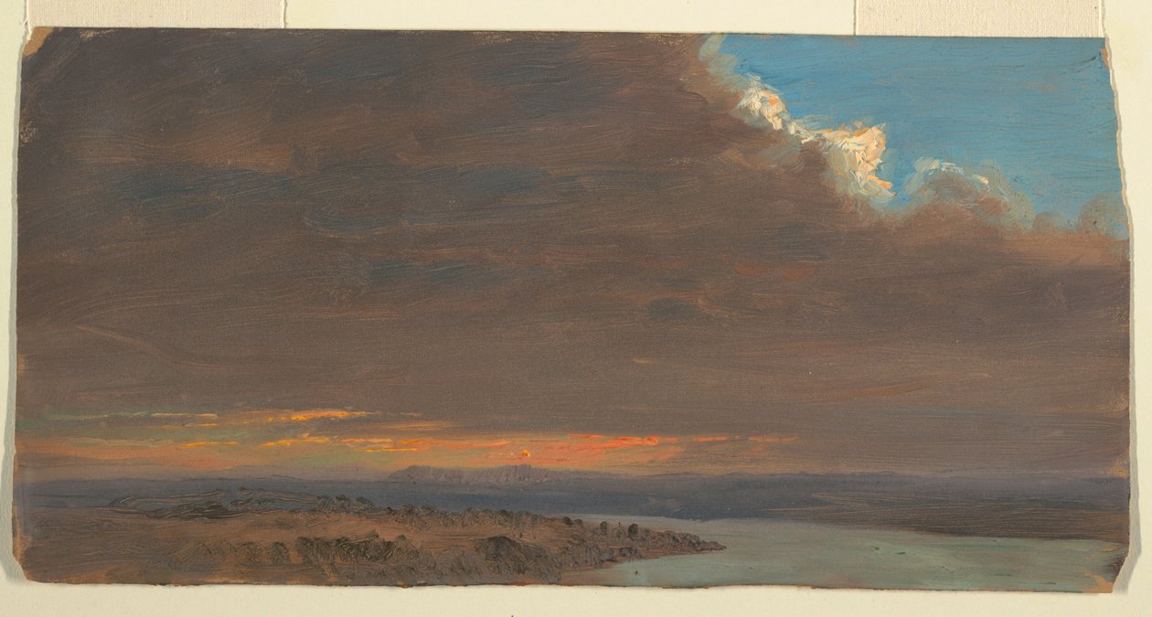 Sonnenuntergang, Hudson Valley, New York von Frederic Edwin Church