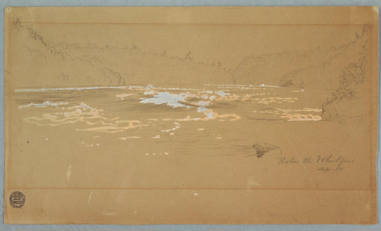 Der Fluss "Unterhalb des Strudels" von Frederic Edwin Church