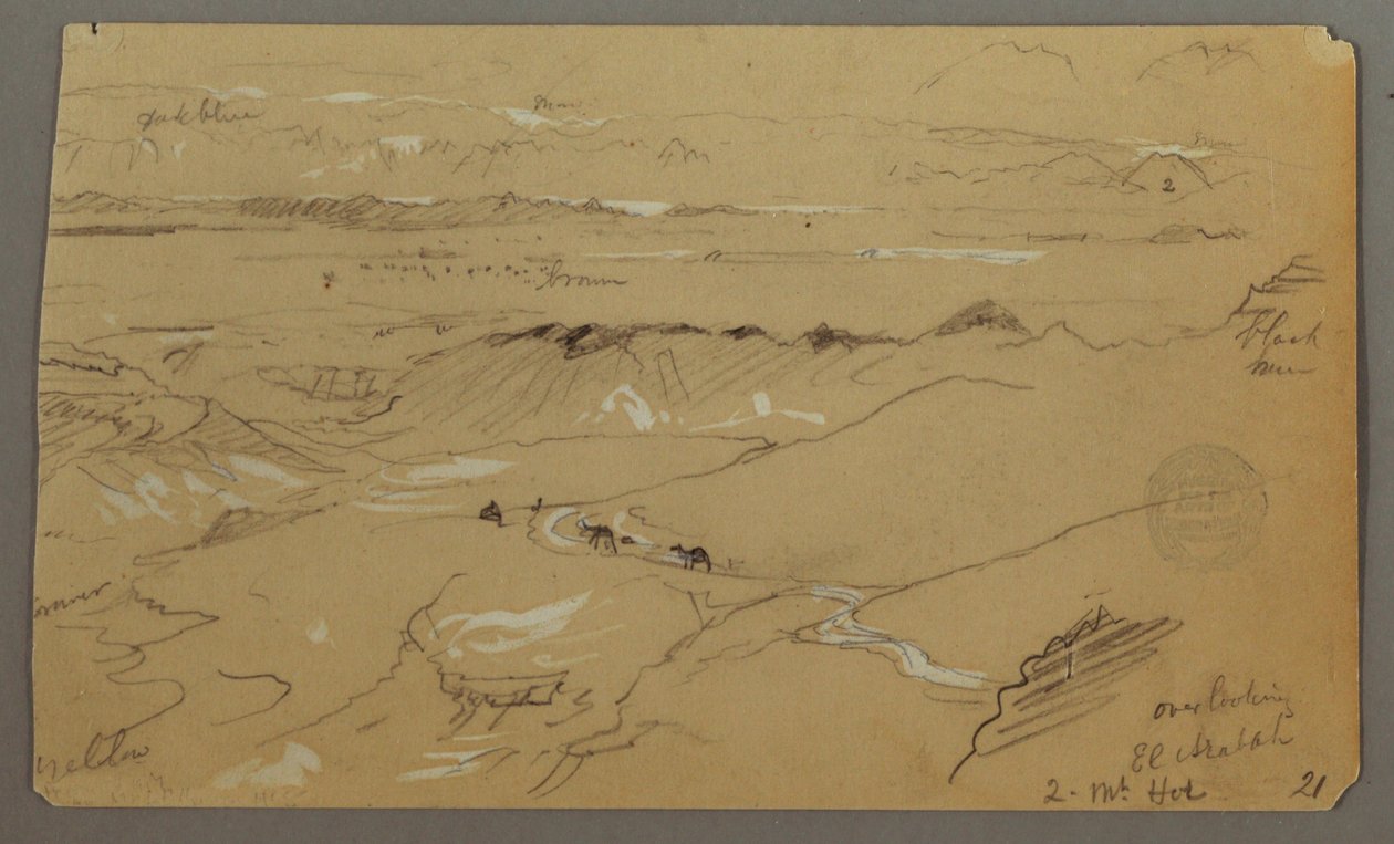 Blick über Wady el-Arabah von Frederic Edwin Church