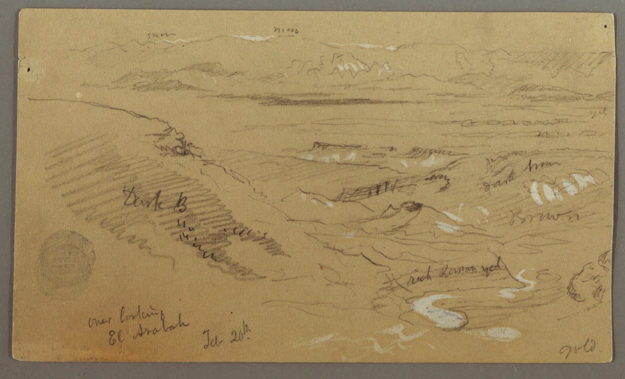 Blick über Wady el-Arabah von Frederic Edwin Church