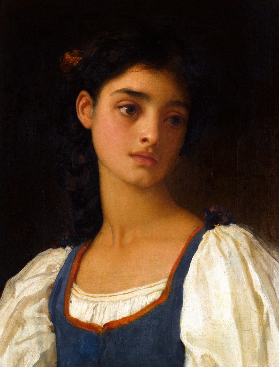 Frederic Leighton - Nicandra von Frederic Leighton