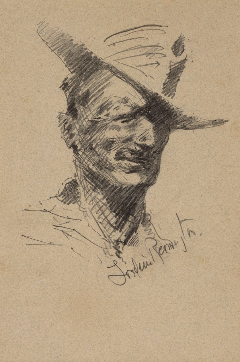 Selbstporträt von Frederic Remington